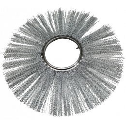 Проставочный щеточный диск (120x550, 180x550), металлический ворс, металлический сердечник