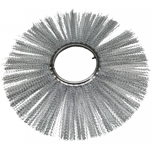 Проставочный щеточный диск (120x550, 180x550), металлический ворс, металлический сердечник